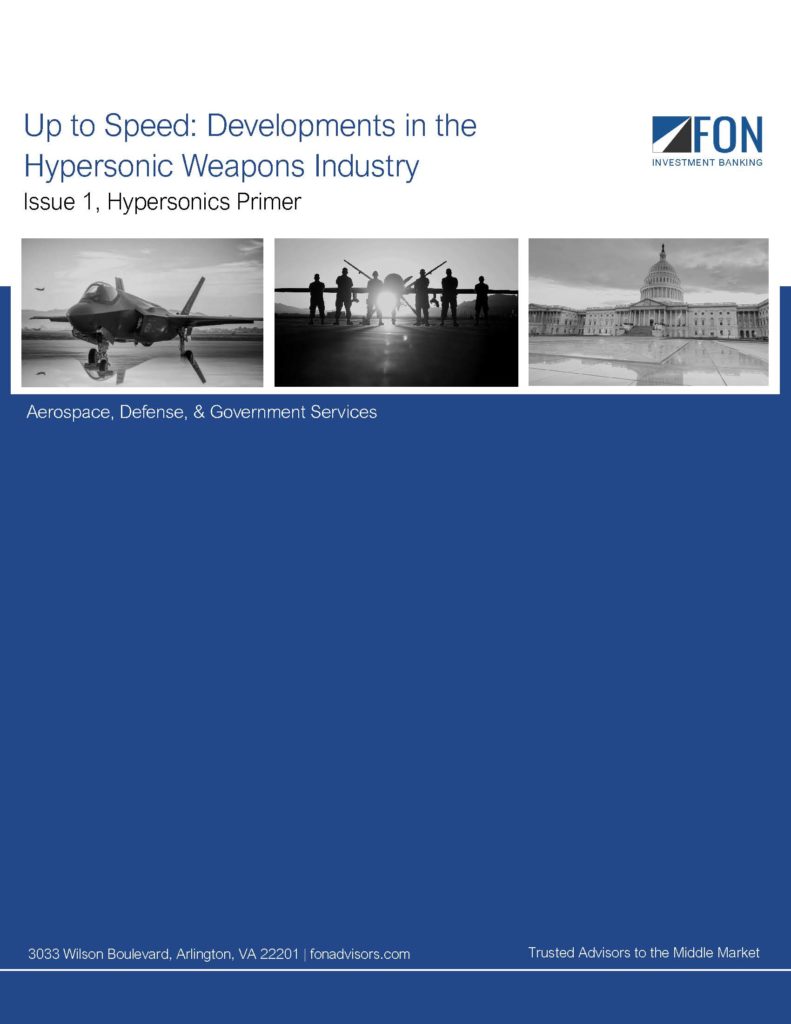 Up to Speed: Developments in the Hypersonic Weapons Industry cover